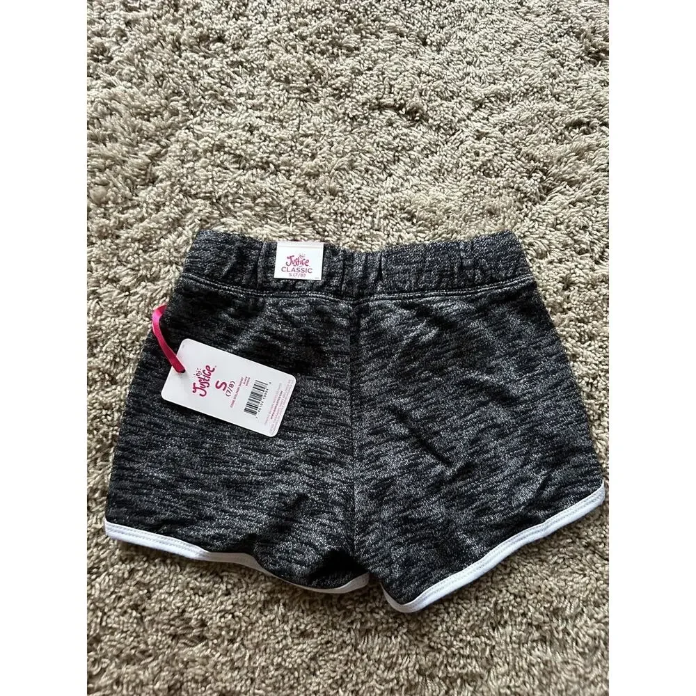 LOT of 3 JUSTICE size 7/8 DOLPHIN SHORTS Pink Blue Black NEW WITH TAGS Q24